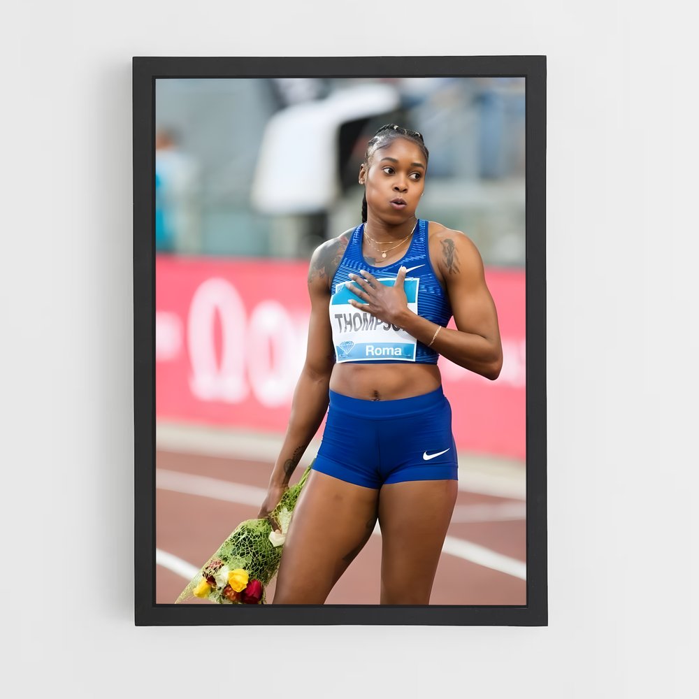 Poster L'Éclair sur la Piste – affiche Athlétisme (vue 2)
